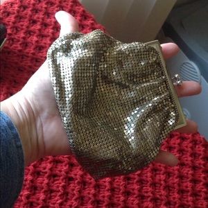 Vintage Gold Metal Bag - image 1